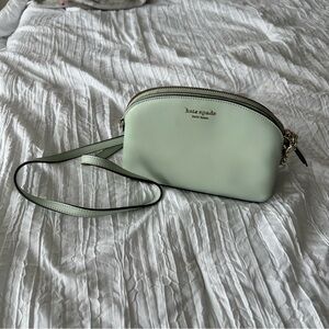 mint green kate spade crossbody purse